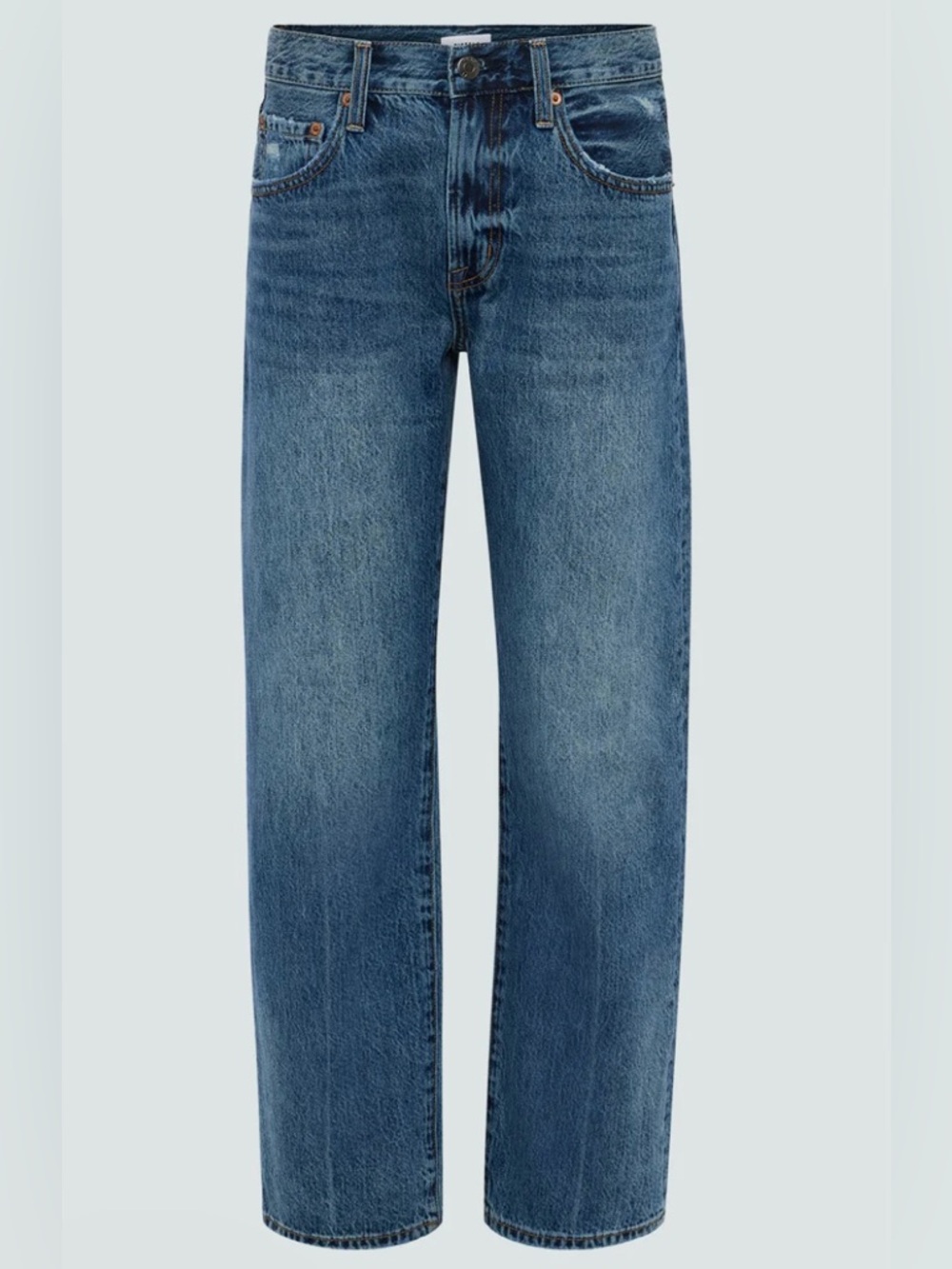 Pistola Lexi Mid Rise Bowed Straight Leg Jeans  Petite 27P